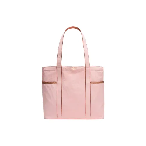 lululemon Нейлон Тоут Сумка Сумка для покупок Сумка Сумка через плечо Унисекс Пудрово-туманный Spiced Wood