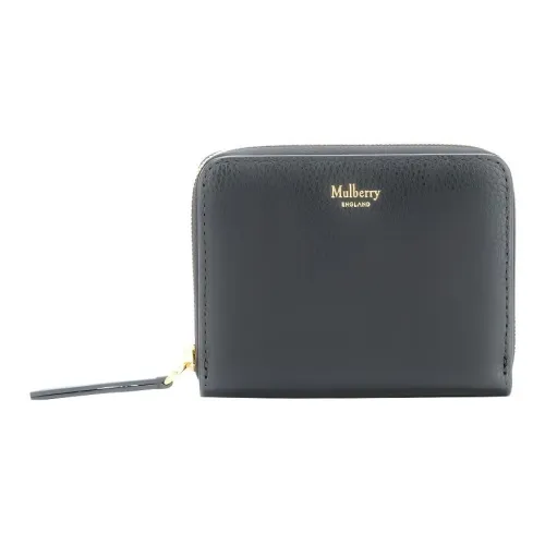 Mulberry Кожа Кошелек Стандартный Женский Черный