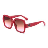 Красная оправа с розовыми линзами [D607-C2]