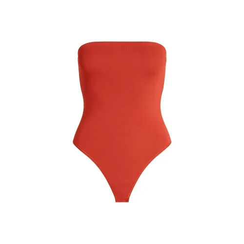 SKIMS SS25 SMOOTH LAYERS Без бретелей BODYSUIT Комбинезон Женские