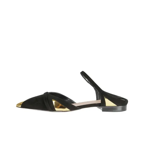 Malone Souliers Uma противоскользящие домашние тапочки для женщин черные