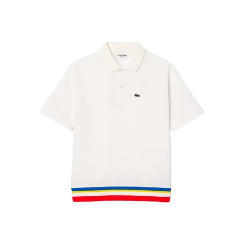 LACOSTE Поло Белый Дети Возраст 3-7 лет