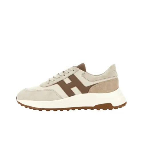 HOGAN H Patch Низкий Топ Повседневная Обувь 4,5 см Мужская Коричневая