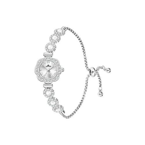 LIBER AEDON Наручные часы Кварцевый механизм Серебристый циферблат Женские часы Коробка признания в любви