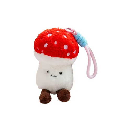 KUKADI Милый Гриб Креативный Мультяшный стиль Белая Ручка Красная Зонтик Куклы Подвеска Плюшевая кукла 16см 30см Рекомендуемый рост
