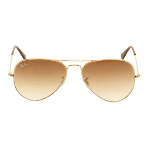 RayBan Металл Aviator Солнцезащитные очки Унисекс Золото