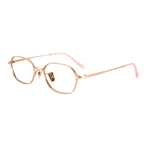 MUZU Чистый титан Нерегулярная форма Оправы для очков Женские