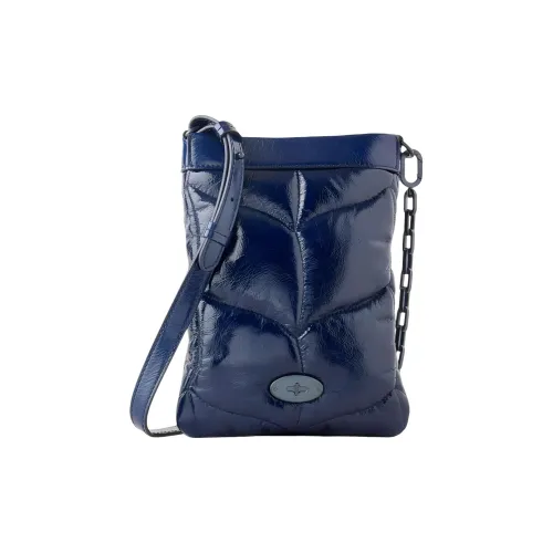 Mulberry Чехол для телефона из кожи сумка через плечо стандартная мужская морской синий