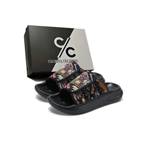 Colorful Creations EVA Шов Беззвучный Устойчивый к растрескиванию Быстросохнущие Слипоны Мужские Коробка