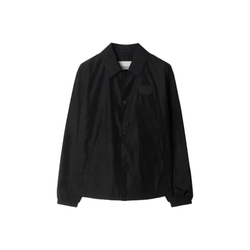 Burberry SS25 Хлопковый пуховик Мужской Черный