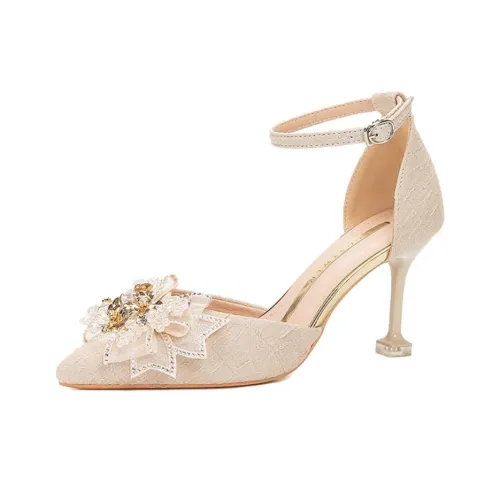 Lanza Низкий каблук Высокие каблуки Женские Бежевый