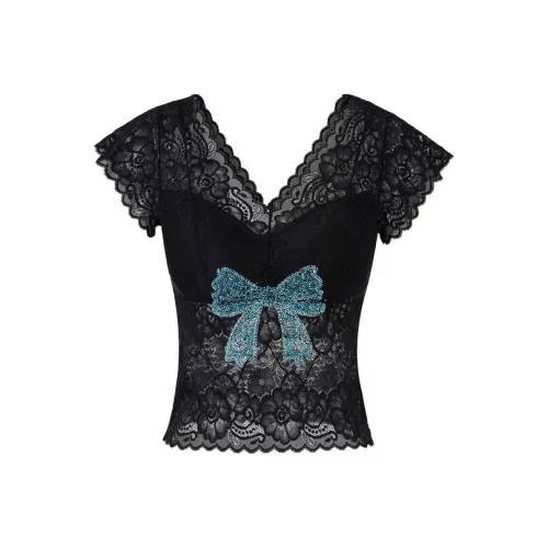 TCH Черные Женские Майки