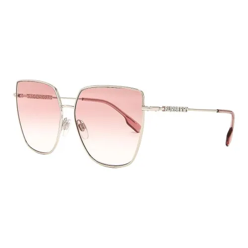 Burberry Бабочка Солнцезащитные очки Унисекс Серебряный