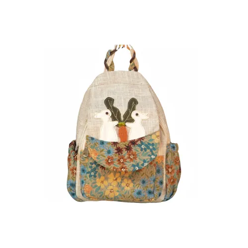 NANXIAOXIANG Хлопок лен ткань рюкзак женский сливовый