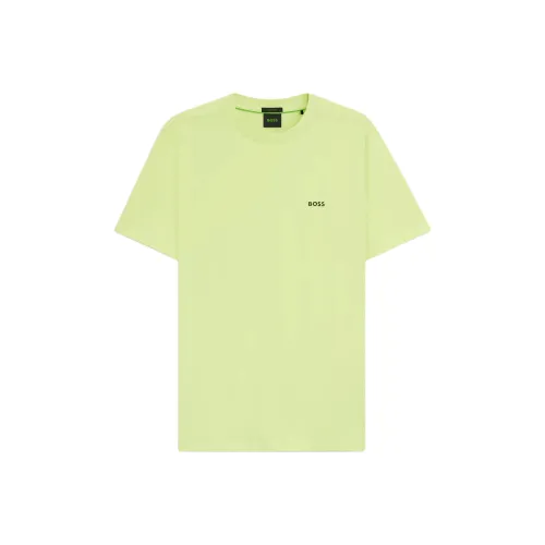 Hugo Boss Желтые Мужские Футболки