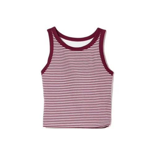 UNIQLO Темно-красные Женские Майки