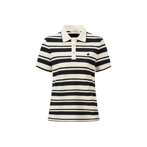 NAVIGARE Поло Женское Технический Белый Черный