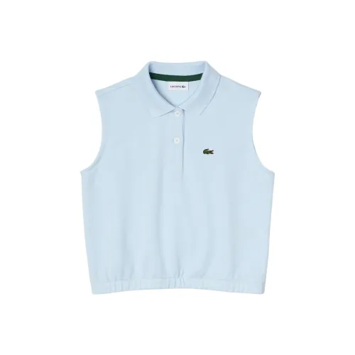LACOSTE Поло Светло-Синий Детский