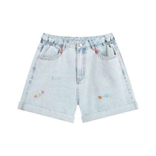 ZIHAN Джинсовый синий Женские Джинсовые шорты