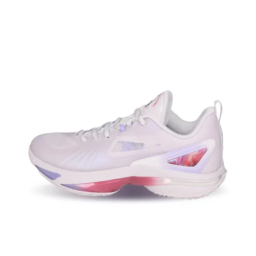 QIAODAN Slip-resistant Abrasion-resistant Low-top Basketball Shoes Men's Purple QIAODAN Противоскользящие Износостойкие Низкие Кеды для баскетбола Мужские Фиолетовые