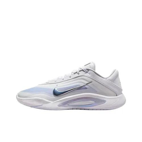 Nike A'One Баскетбольные кроссовки Low Топ Белый Синий Женские