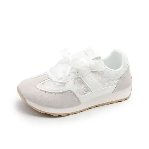 PAUL FRANK Дышащий и Легкий Низкий Топ Повседневная Обувь Женская Серый Бежевый