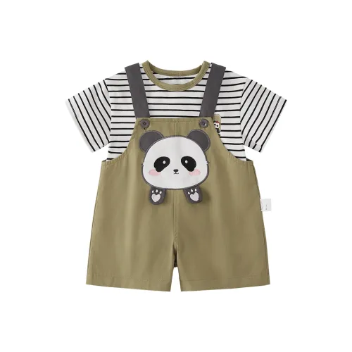 JELLYBABY Повседневная спортивная одежда 2 предмета комплект черные полосы для детей 3-7 лет