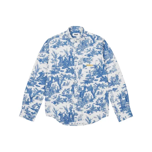 Дворцовый SS25 Синий Унисекс Рубашки