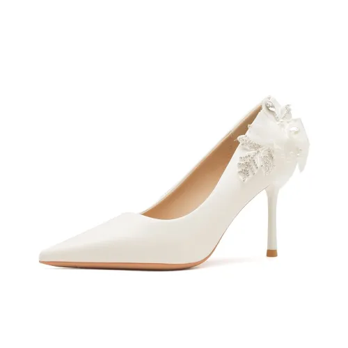 Varib Узкий каблук Высокие каблуки 8 см Женские Белые