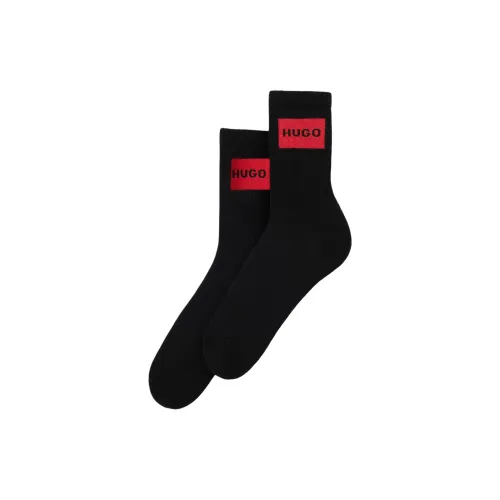 HUGO BOSS Черные Унисекс Носки MID до икры