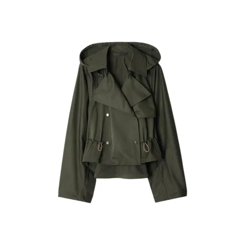 Burberry SS25 Тренчкот Женский Зеленый
