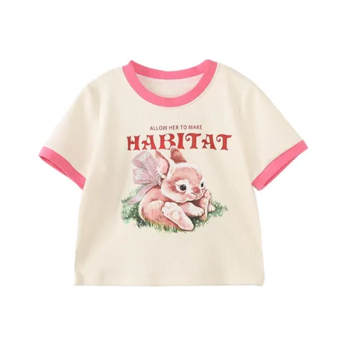 YUANYUAN GIRL T-рубашка Белый для детей 3-7 лет