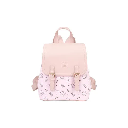 BLAKE FLEETO ПУ (полиуретан) Рюкзак Женские Вишневый цветок Розовый Кофейный Коричневый