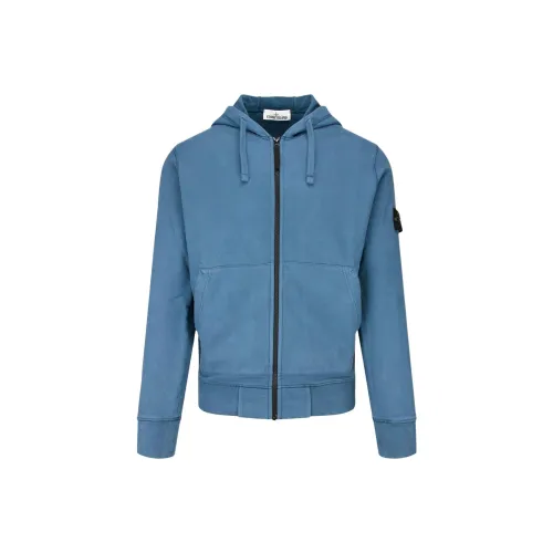 STONE ISLAND Толстовка Мужская Синяя