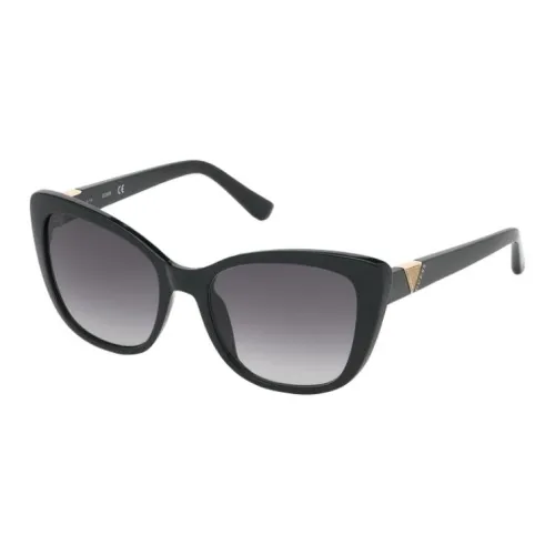 GUESS Кошачий глаз Солнцезащитные очки Женские Черный