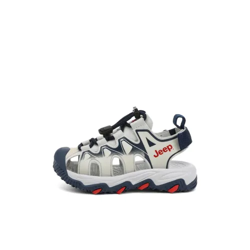 JEEP Износостойкие Легкие Амортизирующие Противоскользящие Низкие Топы Детские Сандалии для Малышей