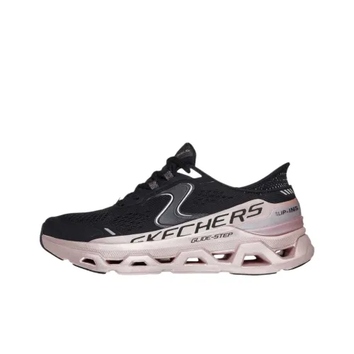 Skechers Glide Step Altus Low Топ Casual Женский Черный Розовый