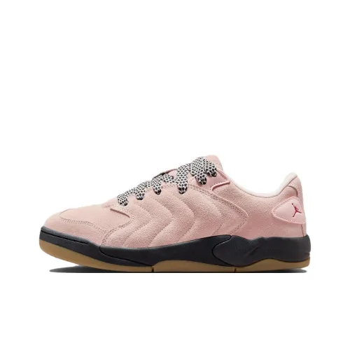 Джордан Session Нижняя юбка Устойчивая к истиранию Низкий топ Скейтборд Кроссовки Мужские Розовые