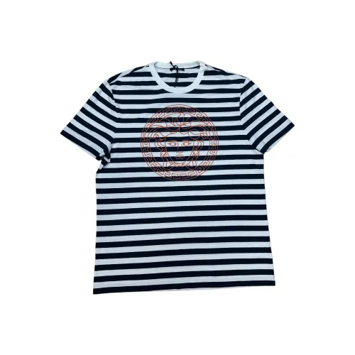 VERSACE Мужские черные T-рубашки