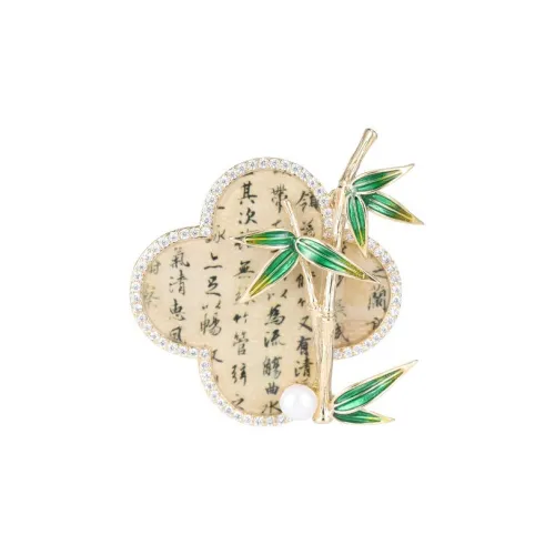 Yamaichi Maru Экологичные Медные Броши Женские