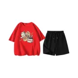 Красный (Кофе Медвежонок) + Черный (Однотонный)