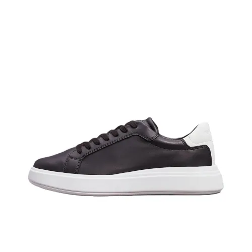 CALVIN KLEIN Низкие кроссовки для скейтбординга Мужские Черные