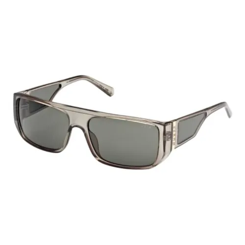 GUESS Пластик Квадратные Солнцезащитные очки Унисекс Зеленый