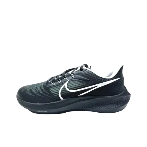 Nike Air Zoom Pegasus 39 Slip-resistant Abrasion-resistant Low-top Беговые кроссовки Мужские Черные
