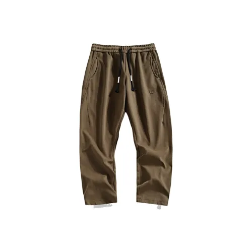 UKTK Кофе Мужские Повседневные Брюки