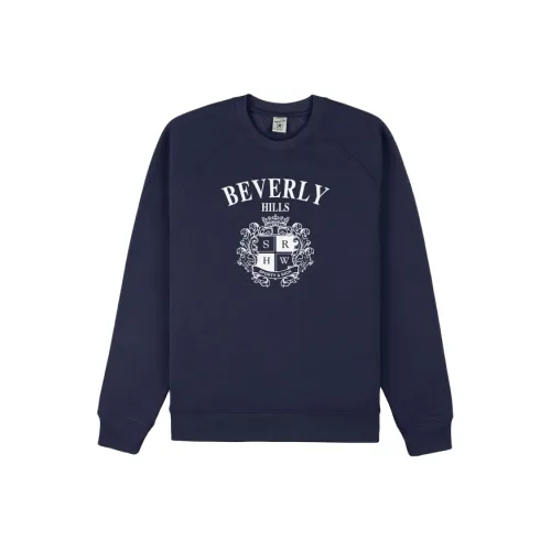 SPORTY RICH SS25 Толстовка Унисекс Темно-морской Синий