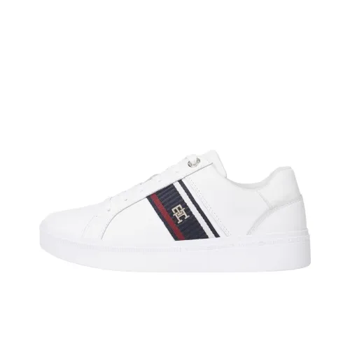 Tommy Hilfiger Ref 60580 Устойчивые к истиранию низкие кроссовки для скейтбординга Женские Белые
