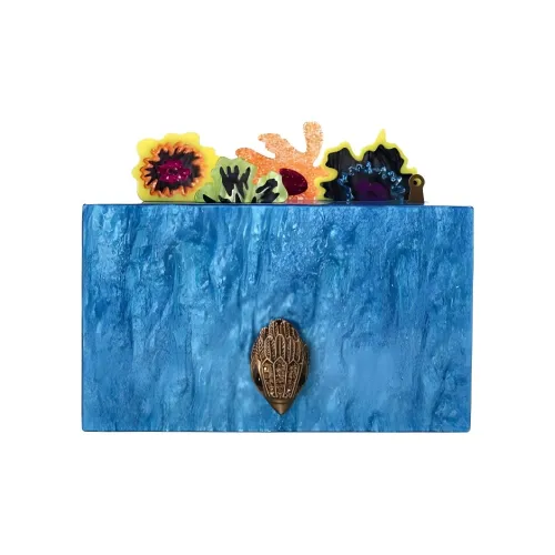 Клатч Kurt Geiger London из акрила женский королевский синий