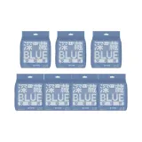 Глубоко скрытые синие менструальные трусики, размер M-L, 2+1 шт, упаковка из 7 шт