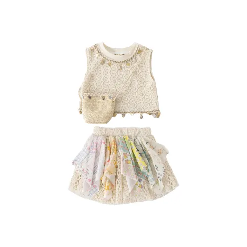 Детский комплект для детей 3-7 лет La Cergo с юбкой цвет на изображении одежда наборы